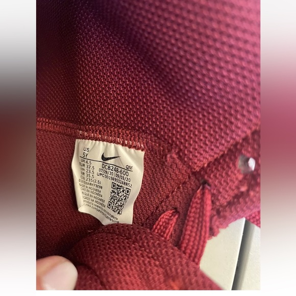 Nike Blazer Mid '77 Suede (GS) Big Kids' Shoes Team Red-White size 5y DC8248-600 - Picture 7 of 7